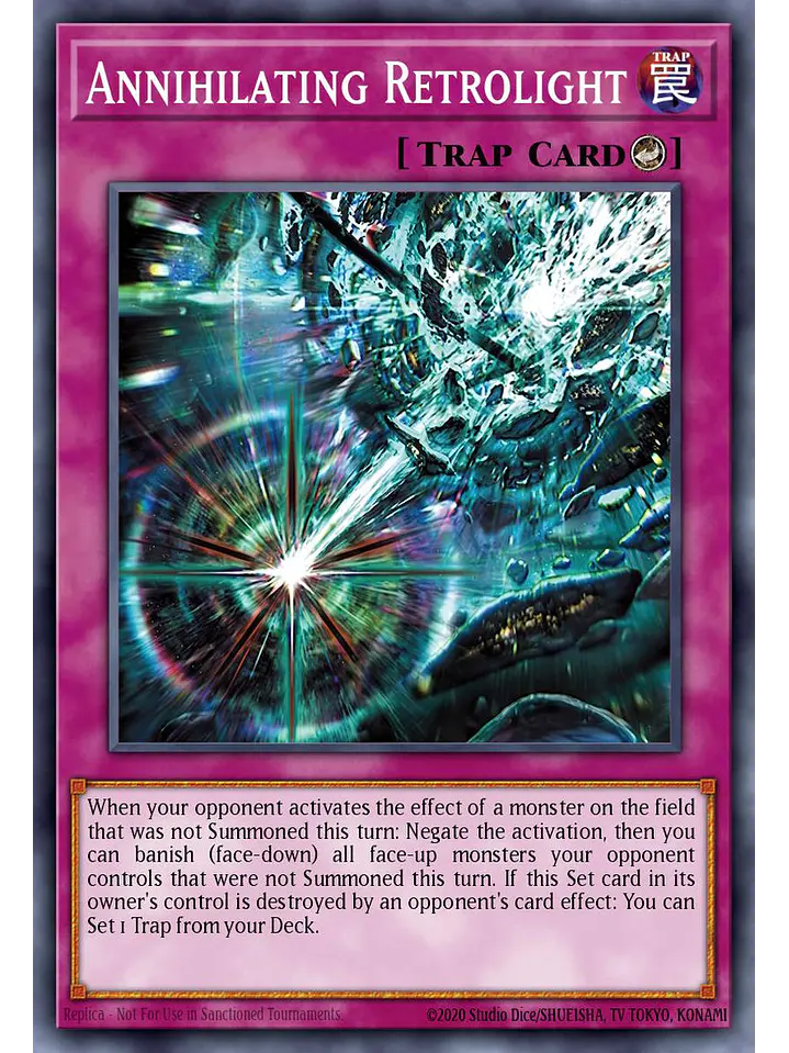 Annihilate Retroglight - CORI-EN079 - Ultra Rare 1st Edition 1