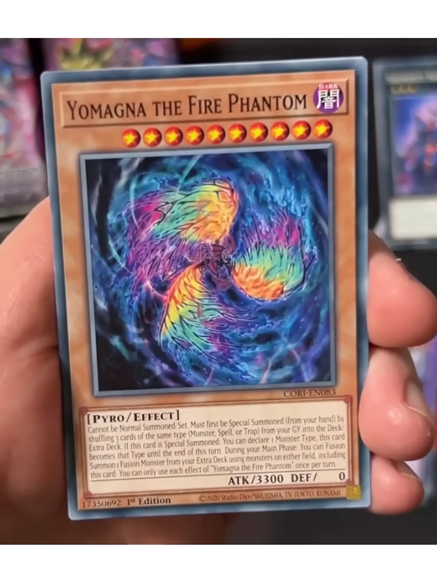 Yomagna the Fire Phantom - CORI-EN083 - Common 1st Edition 1