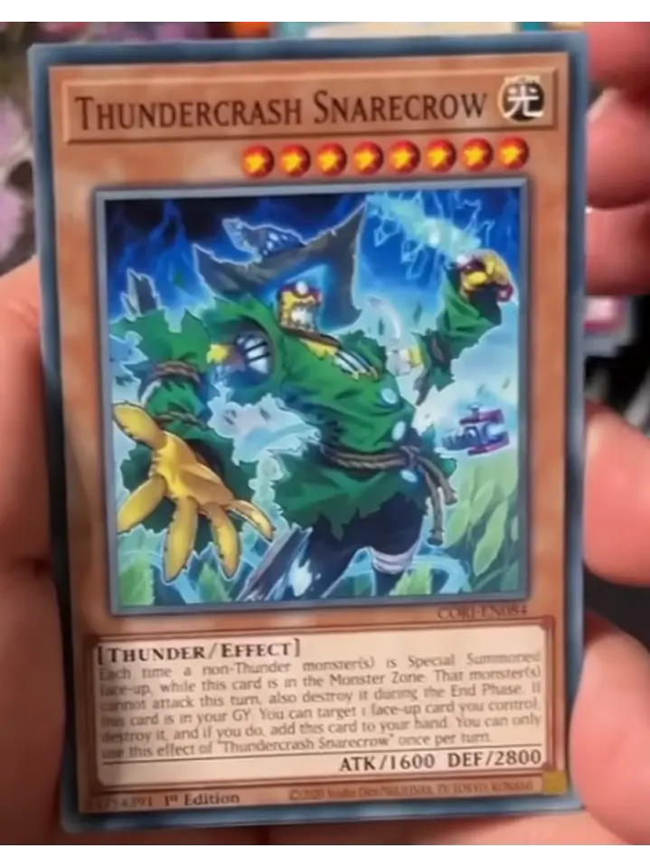 Thundercrash Snarecrow - CORI-EN084 - Common 1st Edition 1