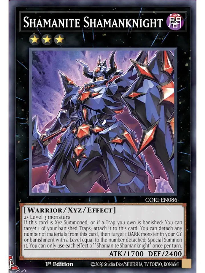 Shamanite Shamanknight - CORI-EN086 - Common 1st Edition 1