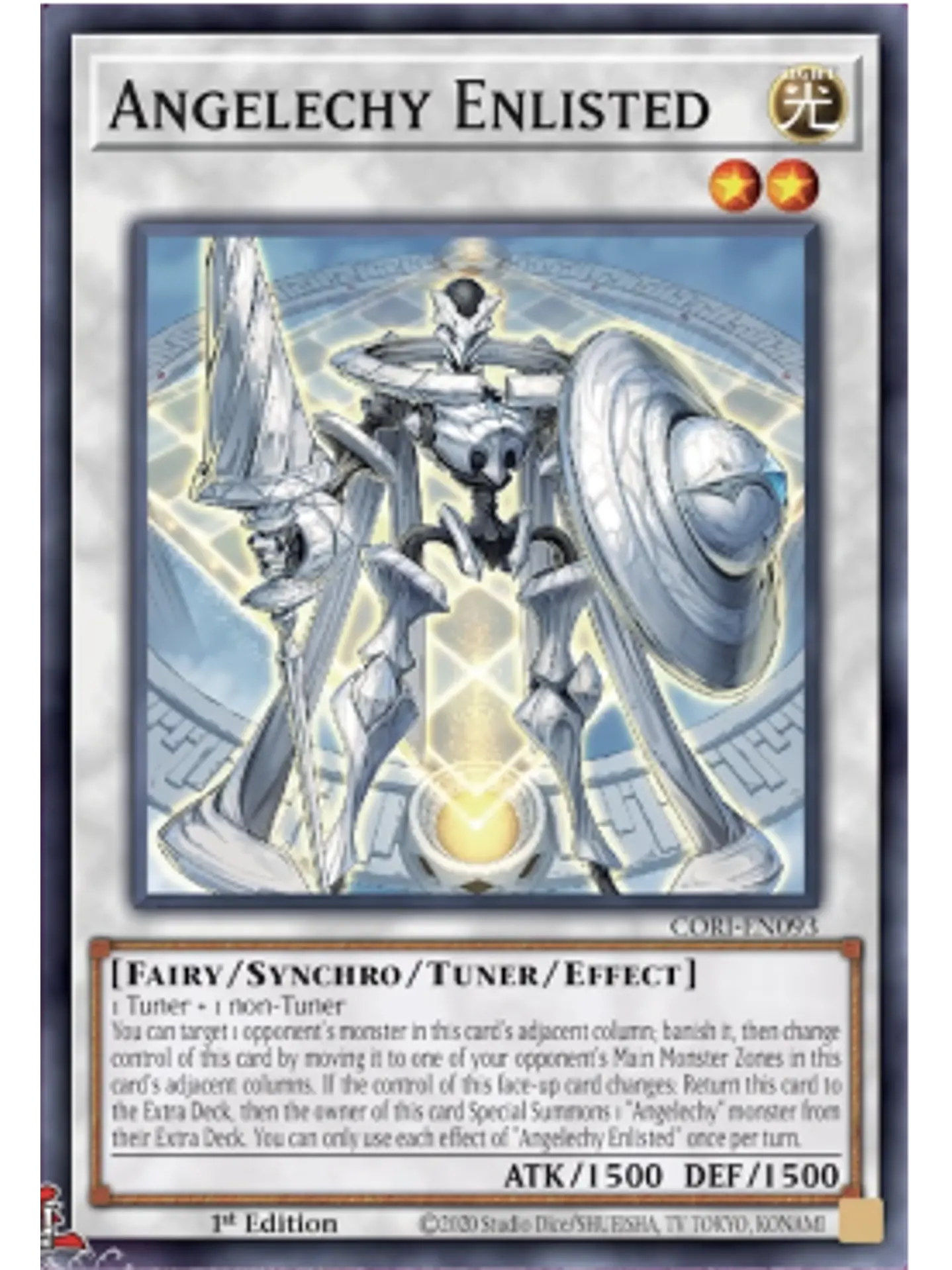 Angelechy Enlisted - CORI-EN093 - Common 1st Edition 1