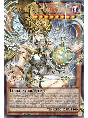 Phara the Primordial Goddess (extended art) - CORI-EN022 - Starlight Rare 1st Edition