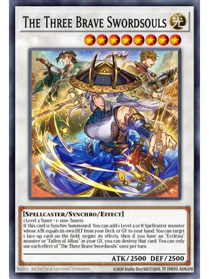The Three Champions of Swordsoul - CORI-EN100 - Super Rare 1st Edition 1