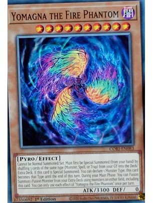 Yomagna the Fire Phantom - CORI-EN083 - Common 1st Edition