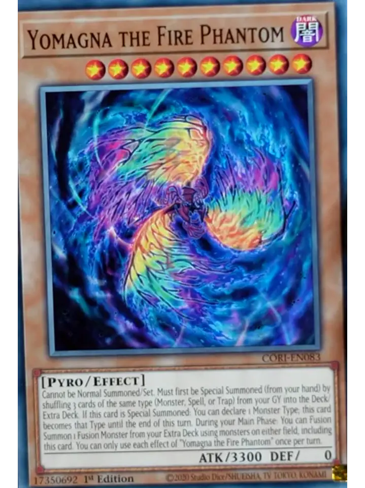 Yomagna the Fire Phantom - CORI-EN083 - Common 1st Edition 1