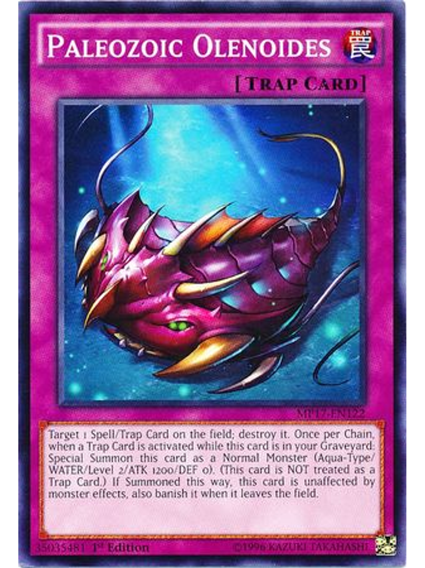 Paleozoic Olenoides - mp17-en122 - Common 1st Edition 1