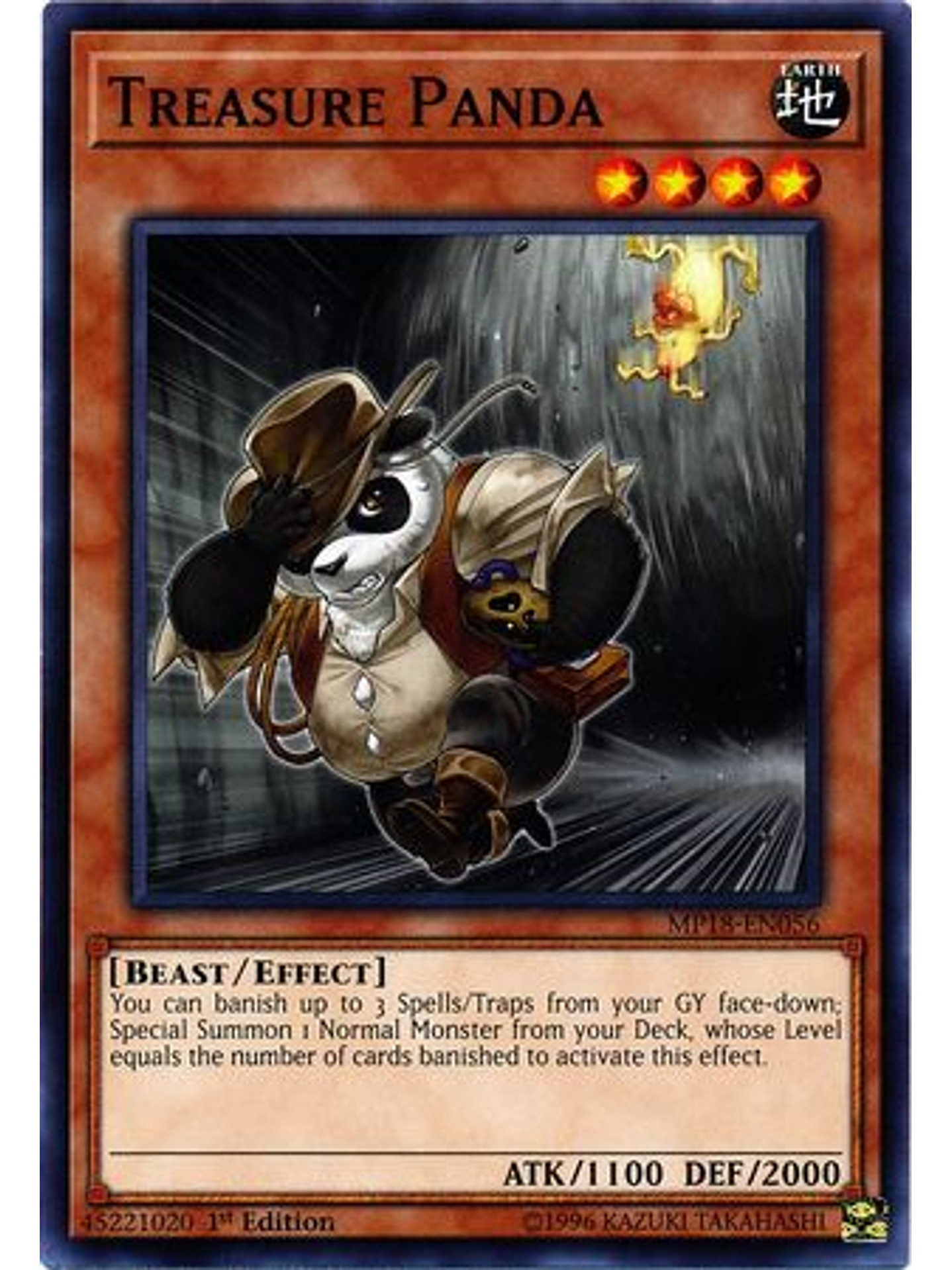 Treasure Panda - MP18-EN056 - Common 1st Edition 1