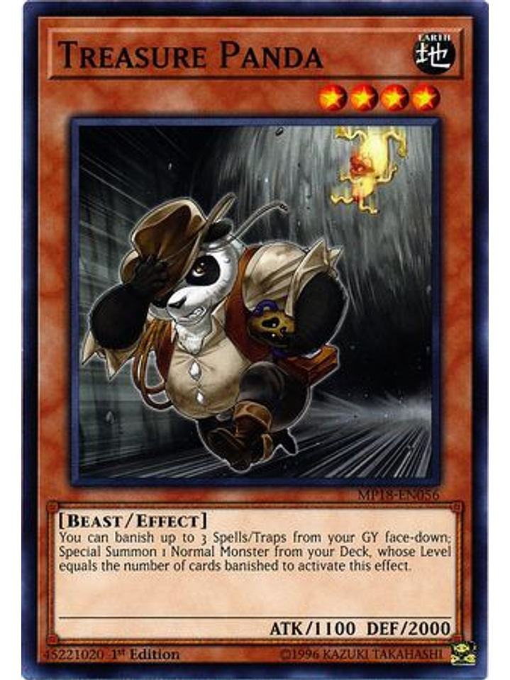 Treasure Panda - MP18-EN056 - Common 1st Edition 1