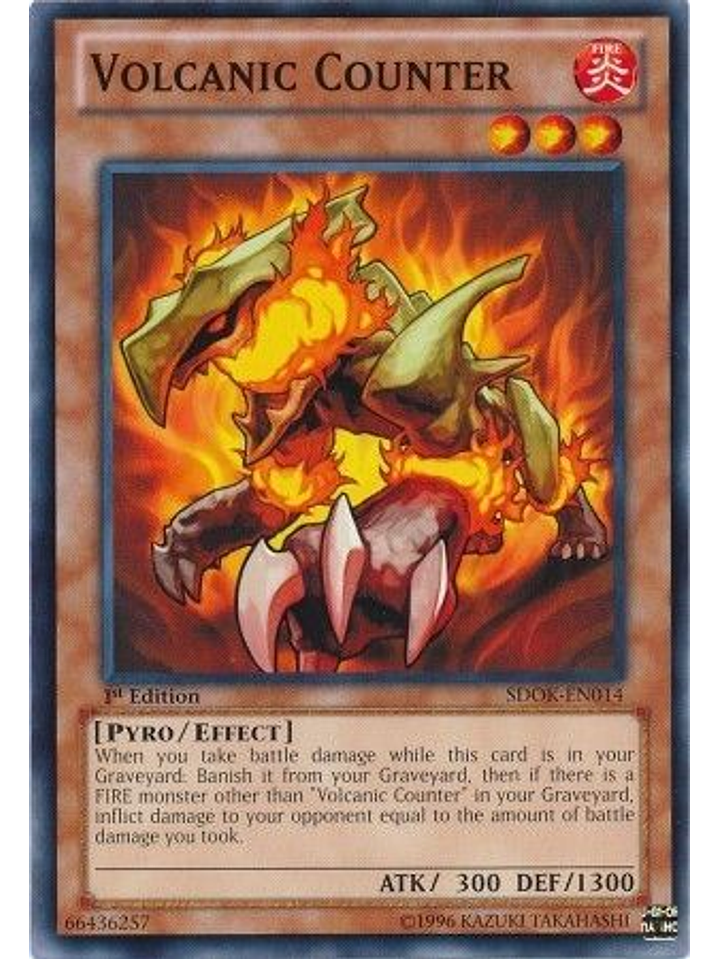 Volcanic Counter - SDOK-EN014 - Common 1st Edition 1