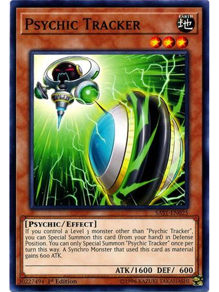 Psychic Tracker - SAST-EN025 - Common 1st Edition 1