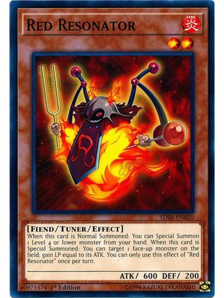 Red Resonator - SDSB-EN020 - Common 1st Edition 1