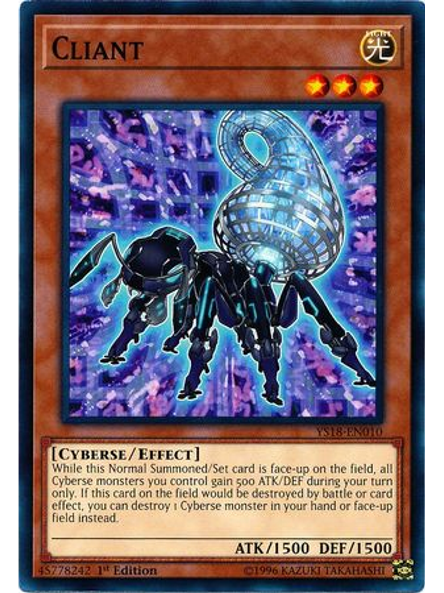 Cliant - YS18-EN010 - Common 1st Edition 1