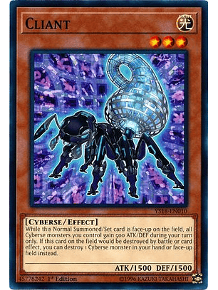 Cliant - YS18-EN010 - Common 1st Edition