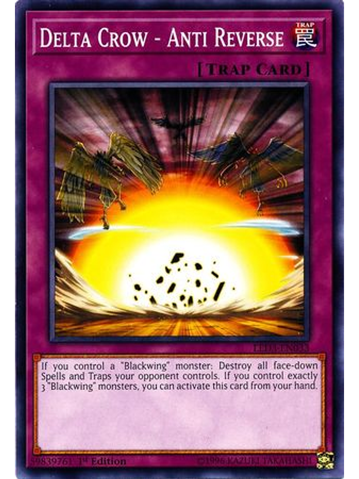 Delta Crow - Anti Reverse - LED3-EN033 - Common 1st Edition 1