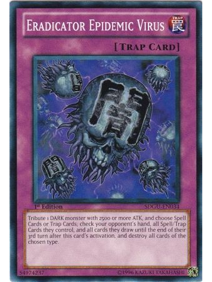 Eradicator Epidemic Virus - SDGU-EN034 - Common 1st Edition 1