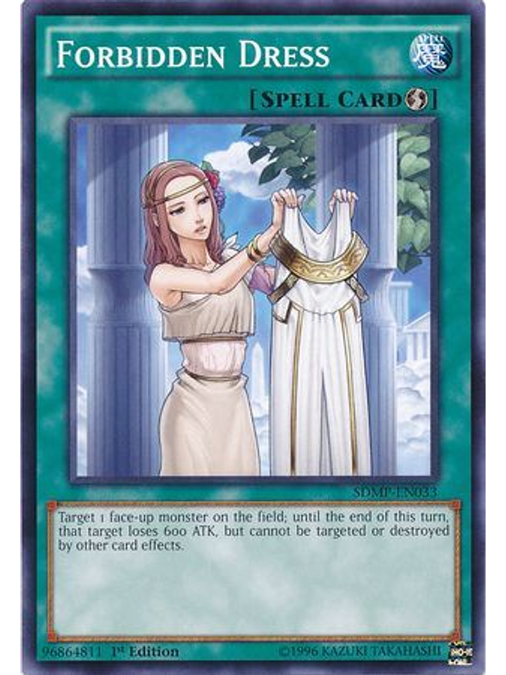 Forbidden Dress - SDMP-EN033 - Common 1st Edition 1