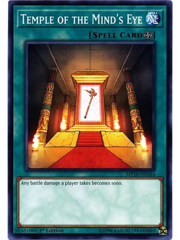 Temple of the Mind's Eye - MP18-EN144 - Common 1st Edition 1