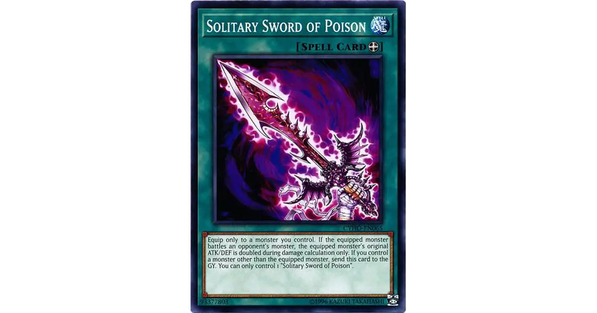 Compra Espada Solitaria De Veneno - Horizonte Cibernético | Yu-gi-oh