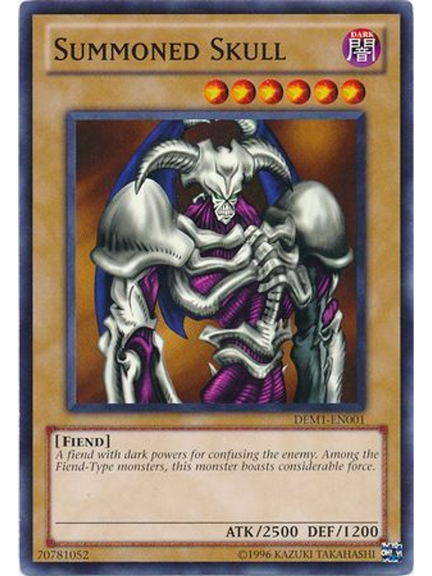 Summoned Skull - DEM1-EN001 - Common 1