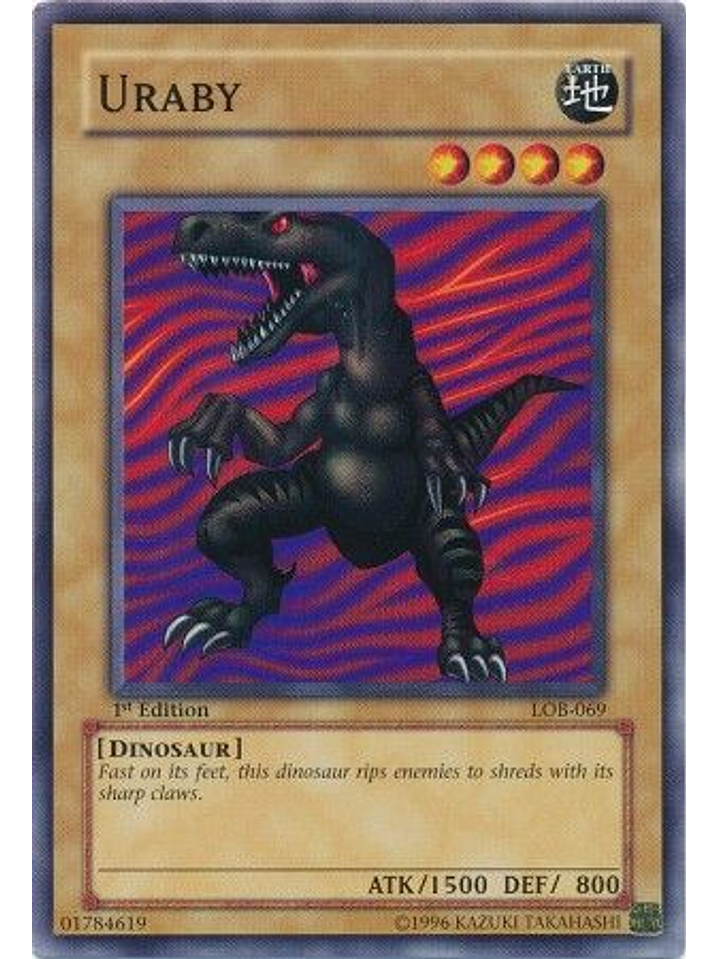Uraby - LOB-069 - Common 1st Edition 1