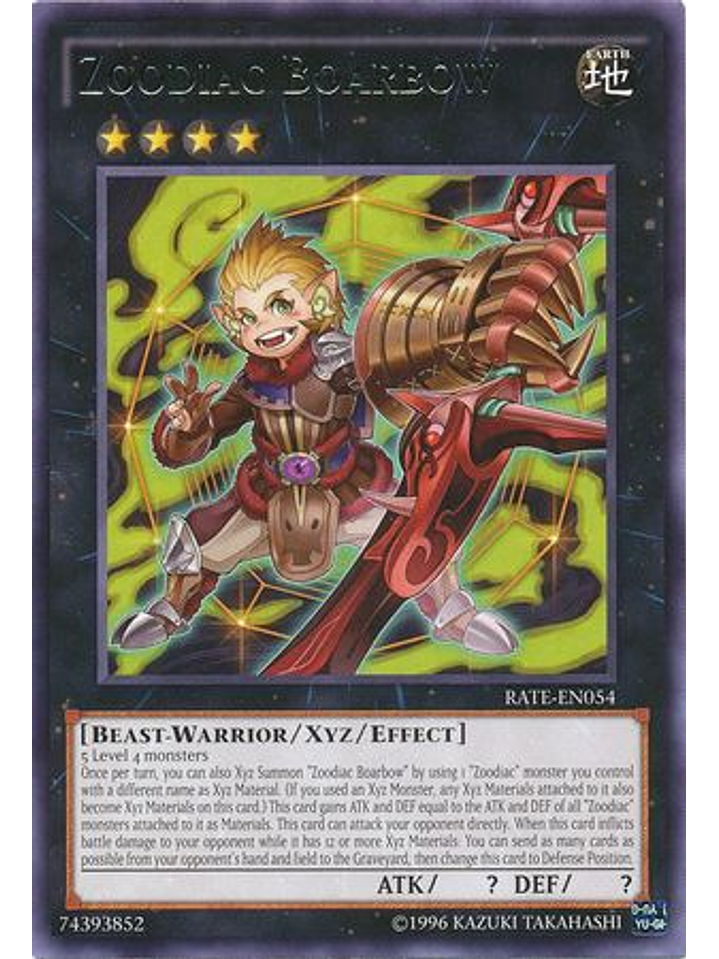 Zoodiac Boarbow - Rate-en054 - Rare Unlimited 1