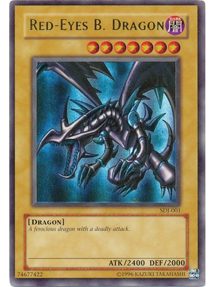 Red-Eyes B. Dragon - SDJ-001 - Ultra Rare Unlimited 1