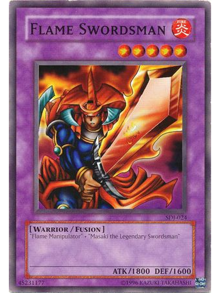 Flame Swordsman - SDJ-024 - Common Unlimited 1