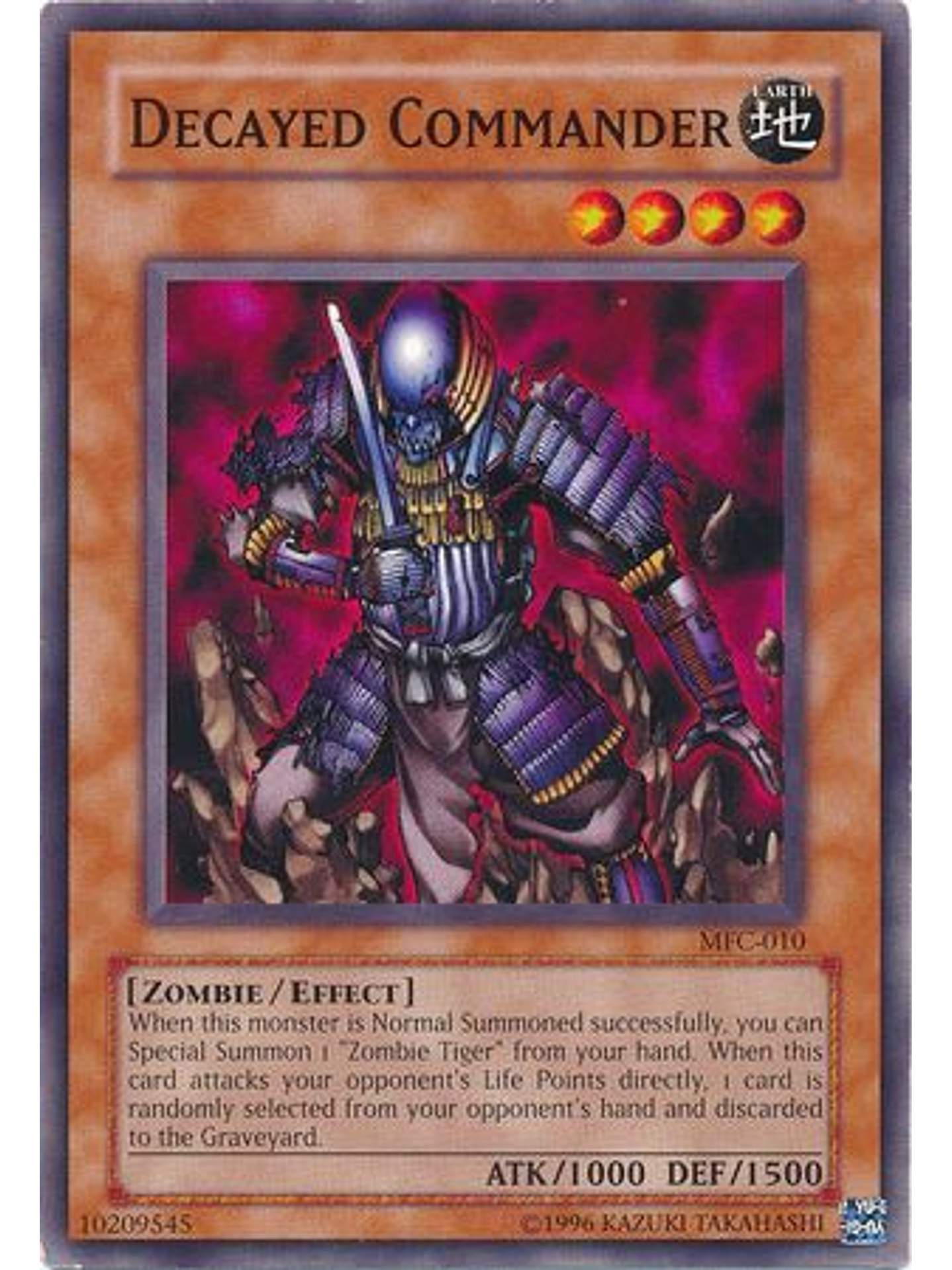 Decayed Commander - MFC-010 - Common Unlimited 1