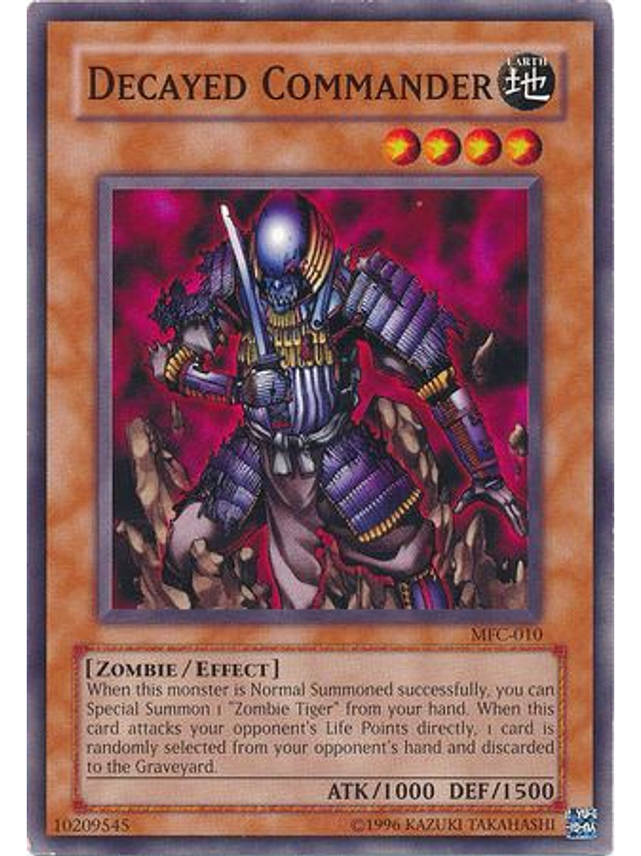 Decayed Commander - MFC-010 - Common Unlimited 1