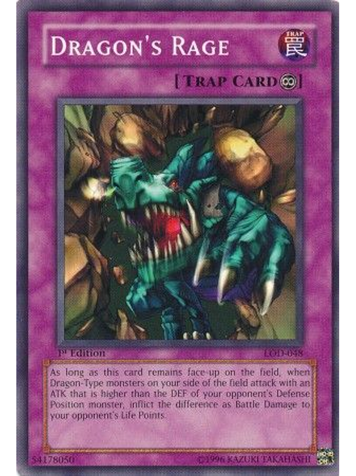 Dragon's Rage - LOD-048 - Common 1st Edition 1