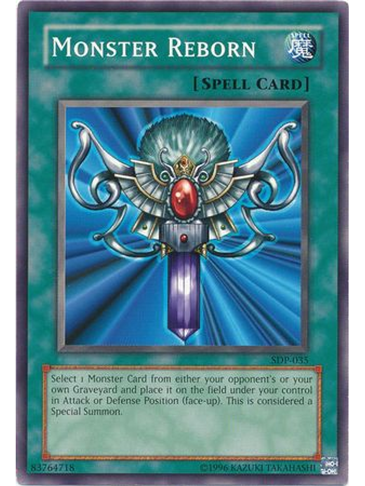 Monster Reborn - SDP-035 - Common Unlimited 1