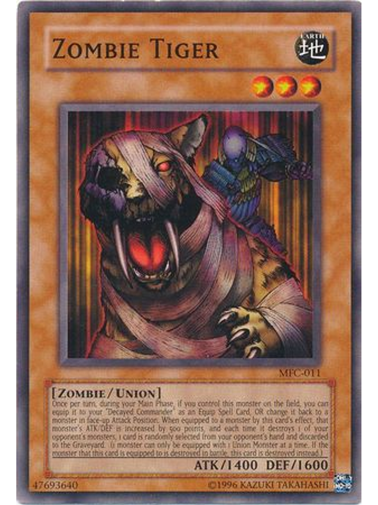 Zombie Tiger - MFC-011 - Common Unlimited 1