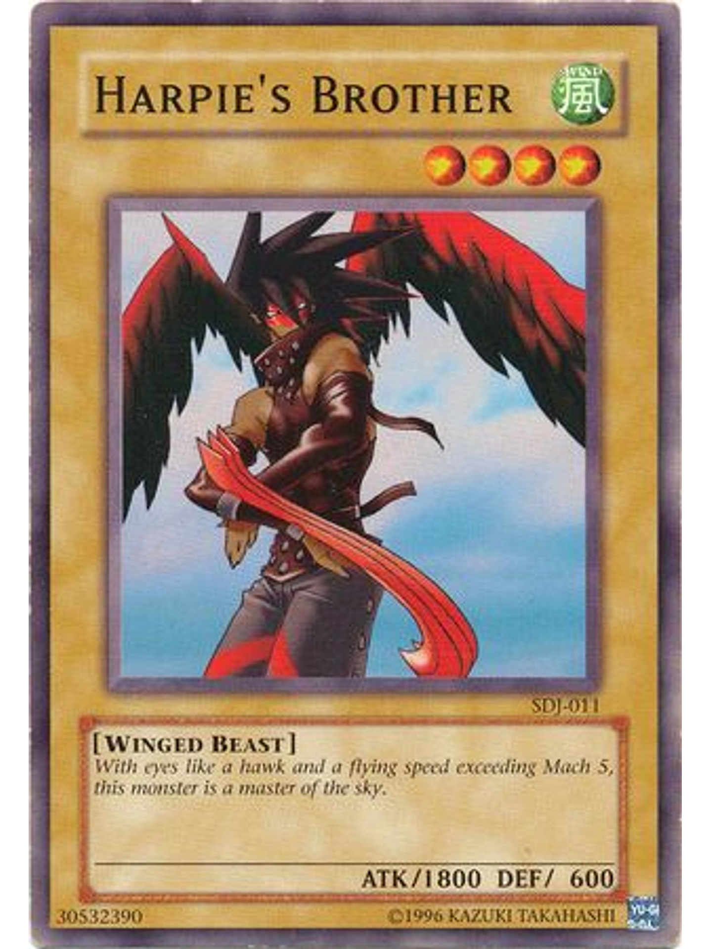 Harpie's Brother - SDJ-011 - Common Unlimited 1