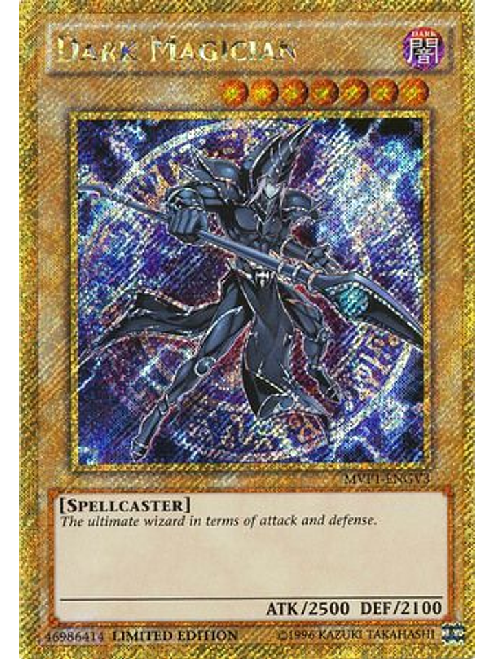 Dark Magician - MVP1-ENGV3 - Gold Secret Rare Limited Edition 1