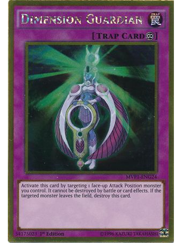 Dimension Guardian - MVP1-ENG24 - Gold Rare 1st Edition 1