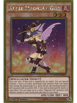 Apple Magician Girl - MVP1-ENG15 - Gold Rare 1st Edition