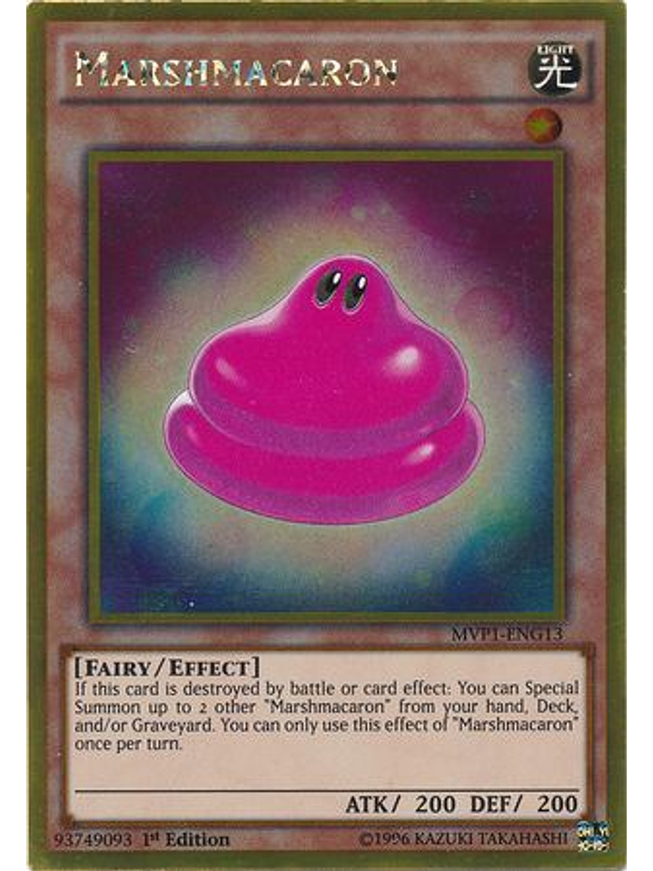 Marshmacaron - MVP1-ENG13 - Gold Rare 1st Edition 1