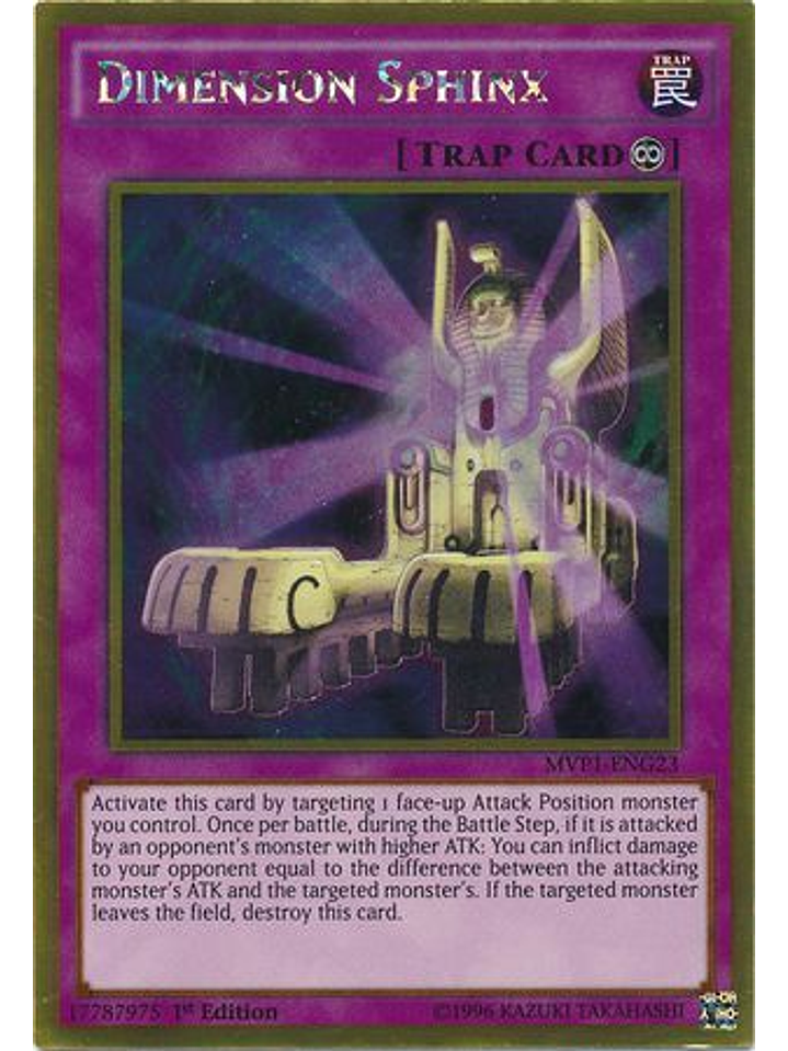 Dimension Sphinx - MVP1-ENG23 - Gold Rare 1st Edition 1