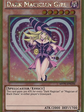 Dark Magician Girl - MVP1-ENG56 - Gold Rare 1st Edition