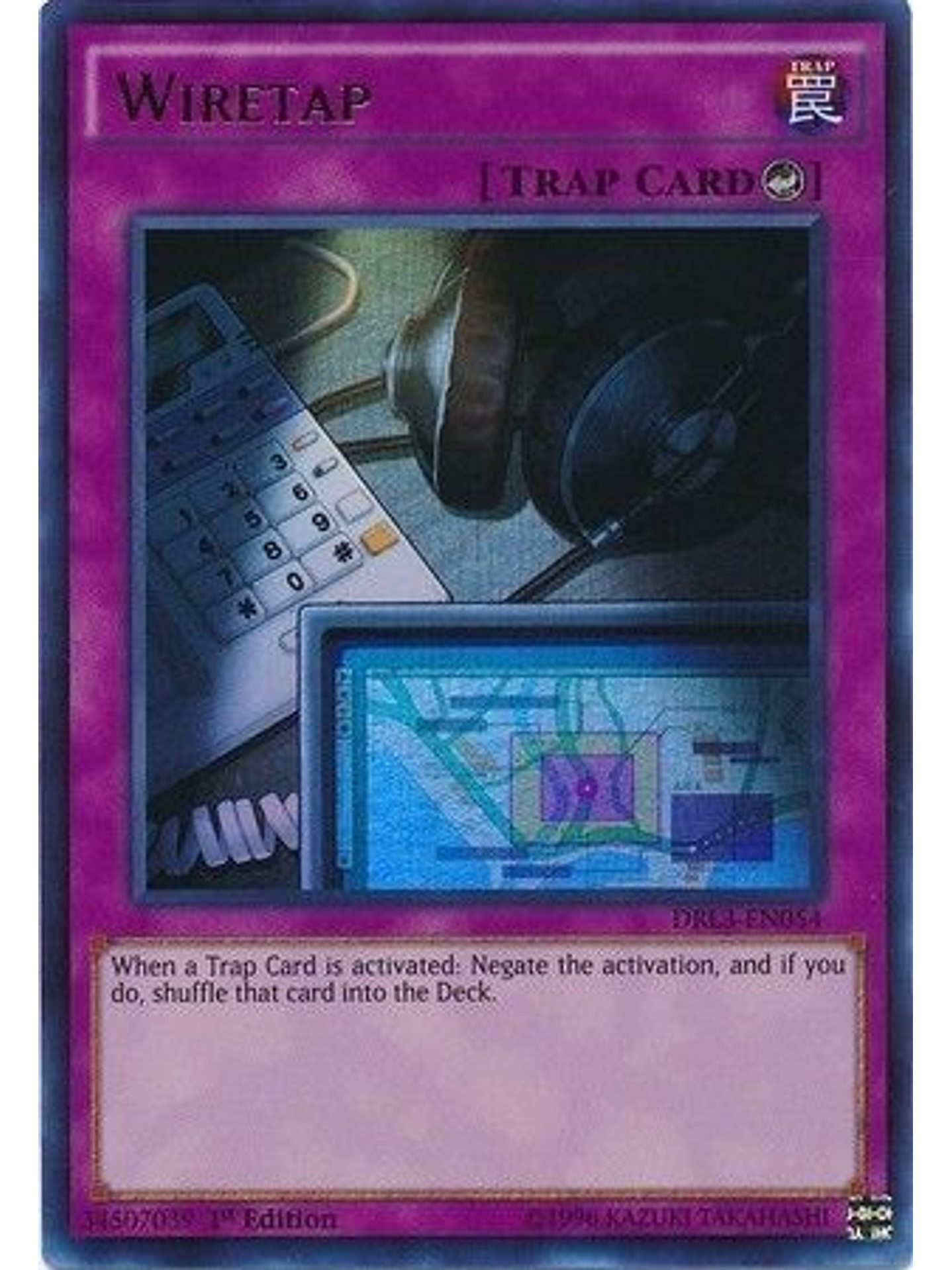 Wiretap - DRL3-EN054 - Ultra Rare 1st Edition 1