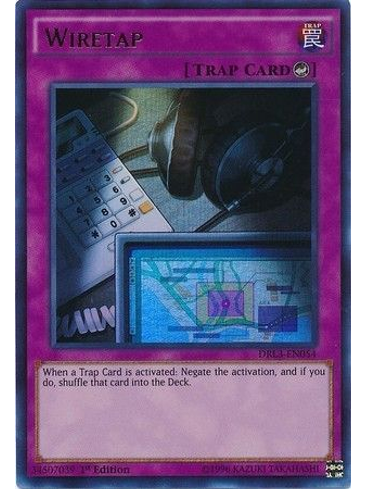 Wiretap - DRL3-EN054 - Ultra Rare 1st Edition 1