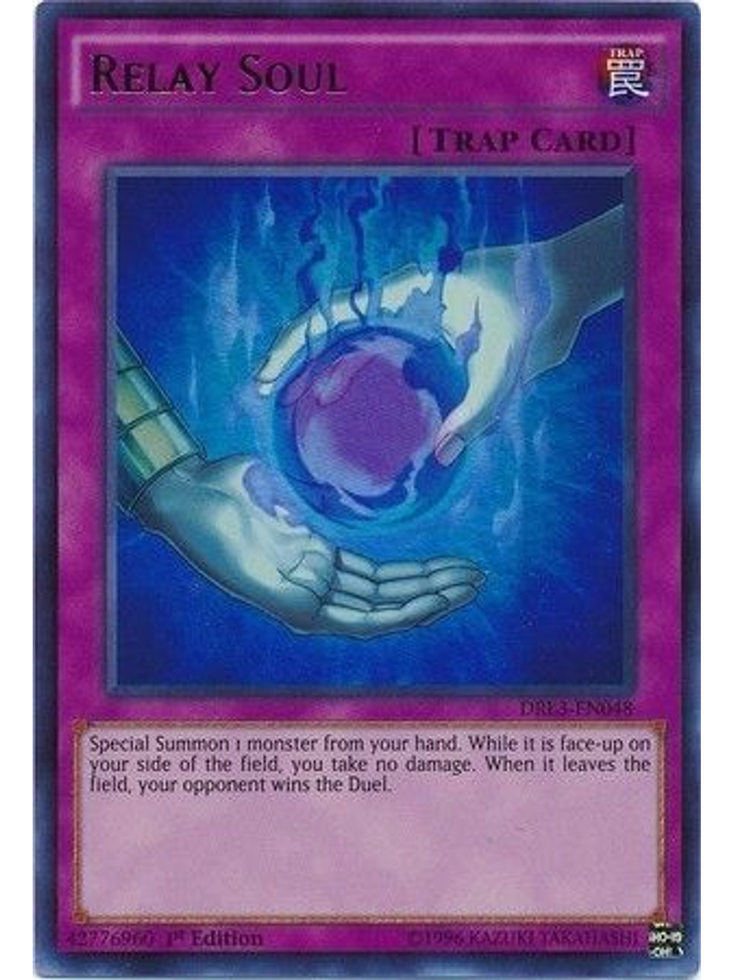 Relay Soul - DRL3-EN048 - Ultra Rare 1st Edition 1