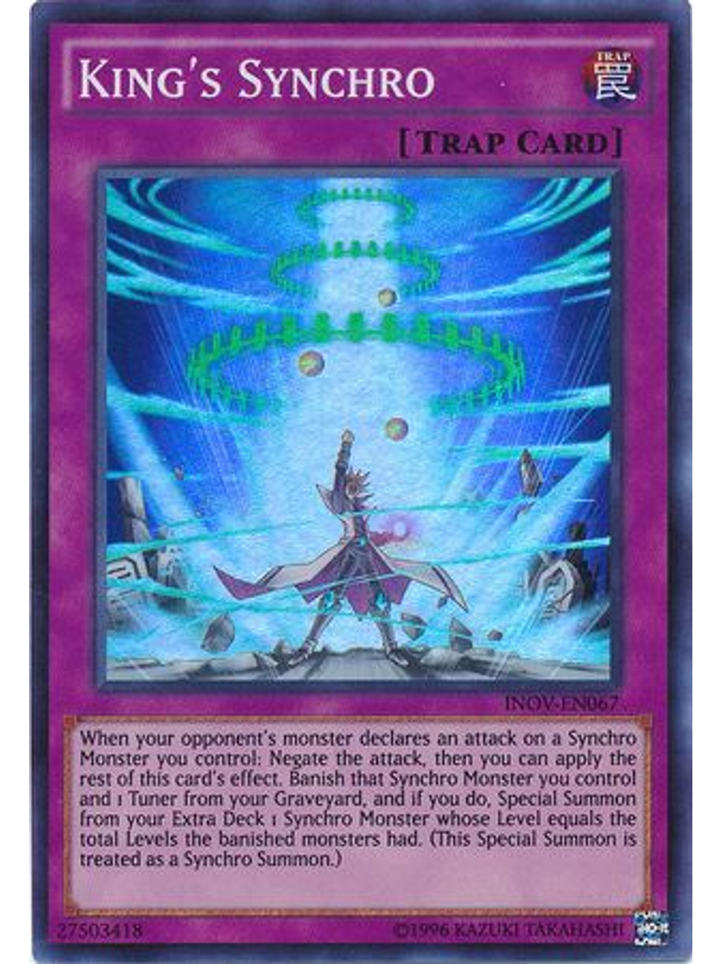 King's Synchro - INOV-EN067 - Super Rare Unlimited 1
