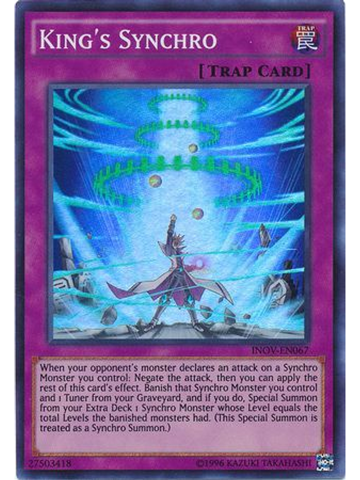 King's Synchro - INOV-EN067 - Super Rare Unlimited 1