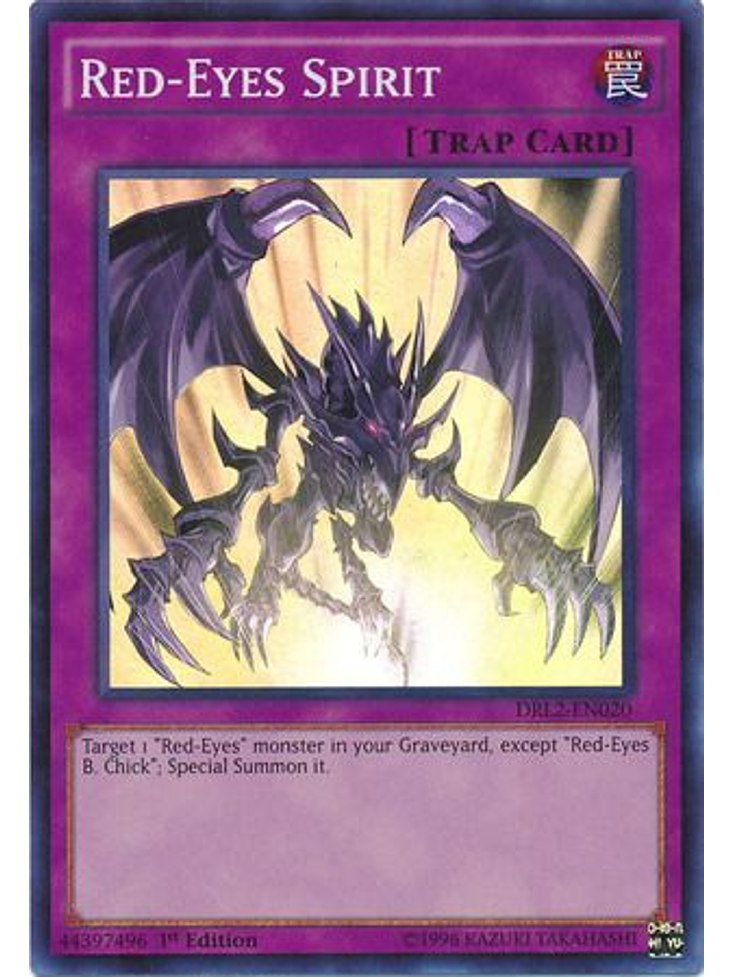 Red-Eyes Spirit - DRL2-EN020 - Super Rare 1st Edition 1
