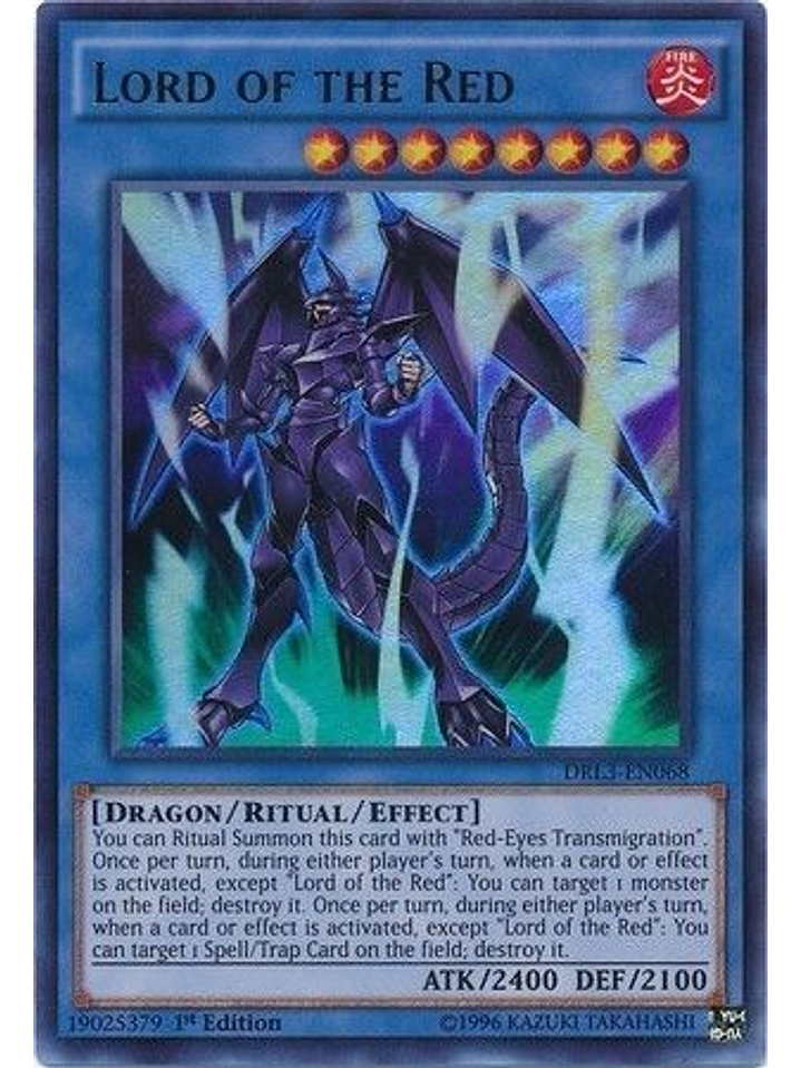 Lord of the Red - DRL3-EN068 - Ultra Rare 1st Edition 1