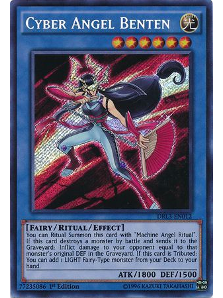 Cyber Angel Benten - DRL3-EN012 - Secret Rare 1st Edition 1