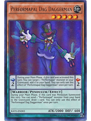 Performapal Dag Daggerman - RATE-EN003 - Ultra Rare Unlimited