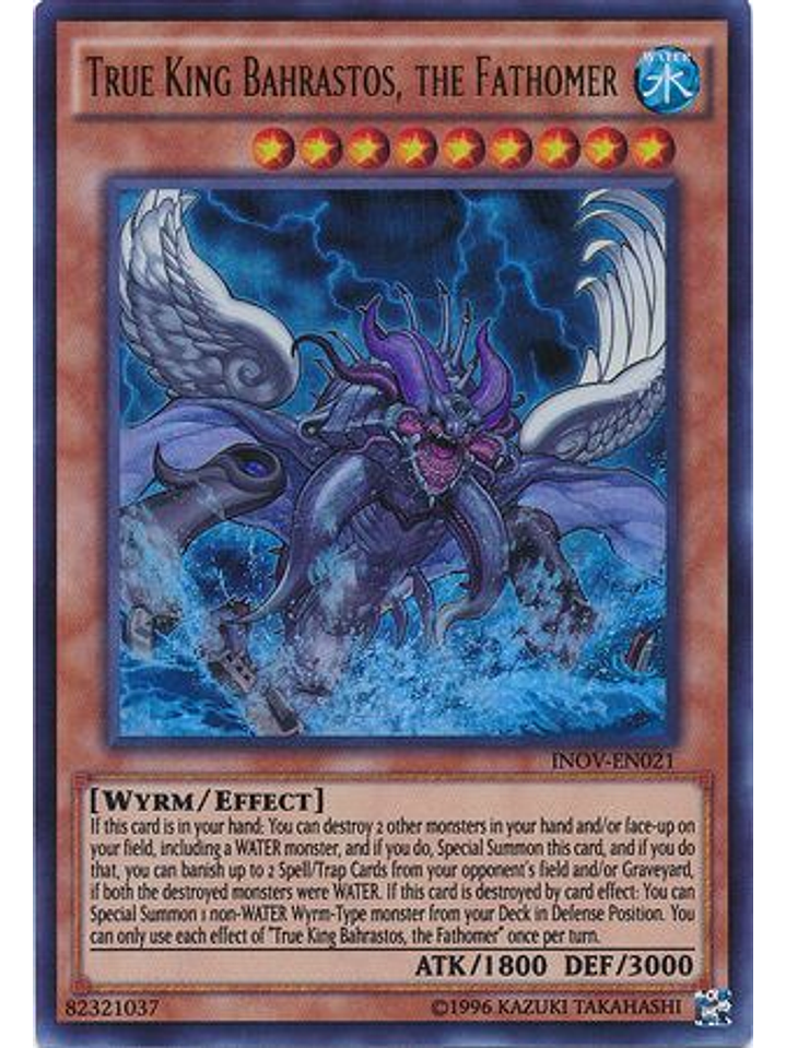 True King Bahrastos, the Fathomer - INOV-EN021 - Ultra Rare Unlimited 1