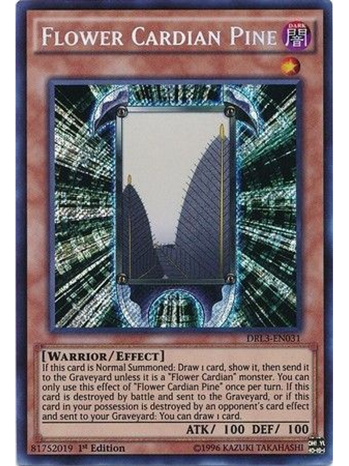 Flower Cardian Pine - DRL3-EN031 - Secret Rare 1st Edition 1